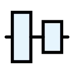 Vertical Align Center SVG Icon